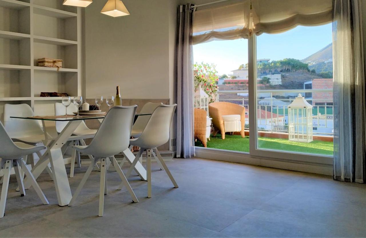 Pena Beach 3 Bedroom Duplex, Bbq, Pool, Sea Views, 贝纳尔马德纳 外观 照片