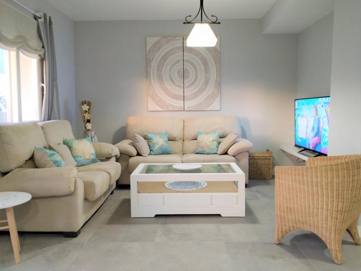 Pena Beach 3 Bedroom Duplex, Bbq, Pool, Sea Views, 贝纳尔马德纳 外观 照片