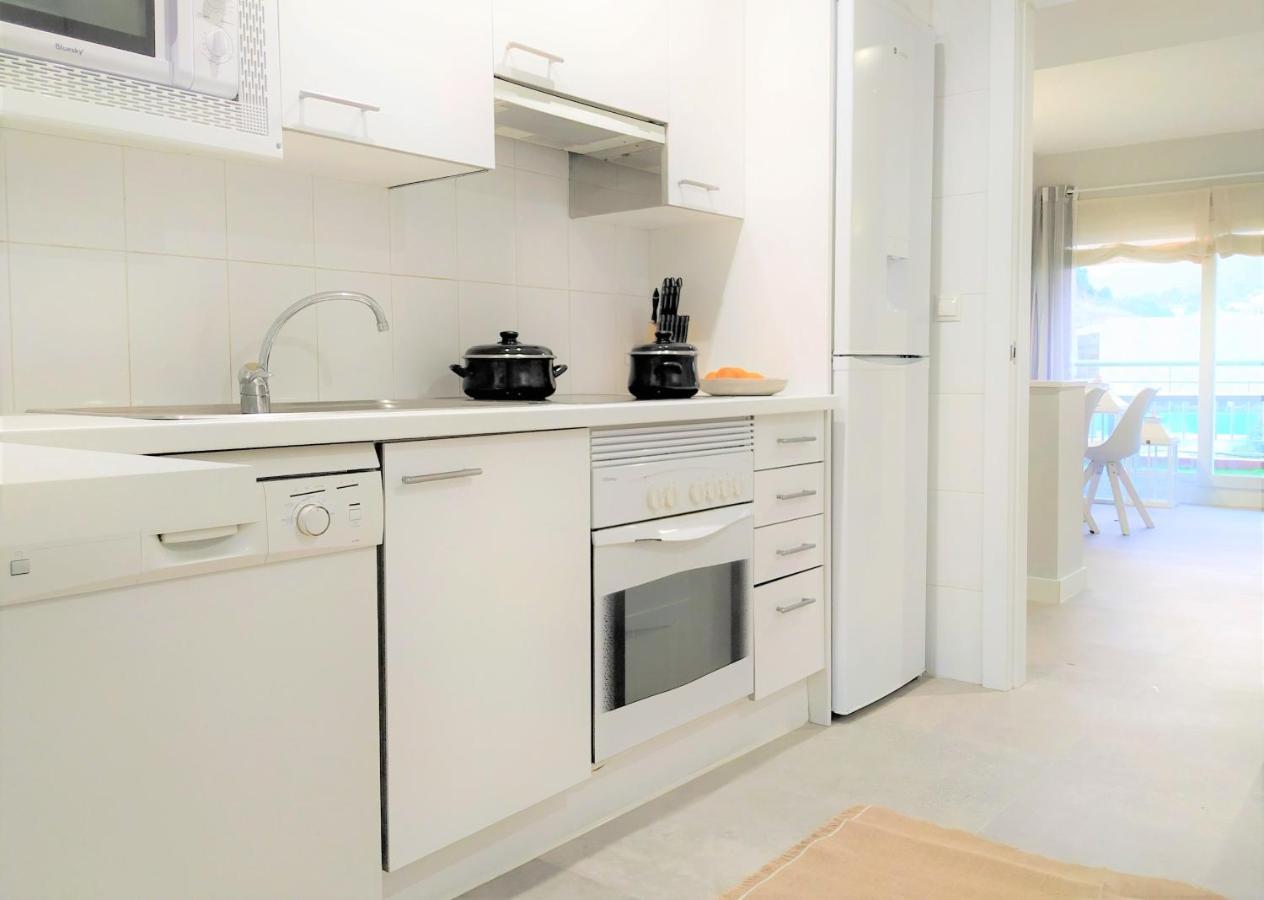 Pena Beach 3 Bedroom Duplex, Bbq, Pool, Sea Views, 贝纳尔马德纳 外观 照片
